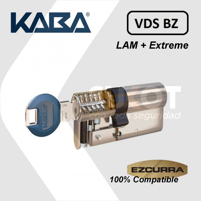 Cilindro Kaba Expert plus Pomo extreme protection VDSBZ (Níquel, 30X30) :  : Bricolaje y herramientas